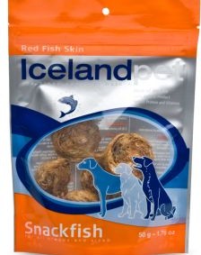 Icelandpet Rode vis huid voor de hond 50 g