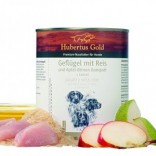 Hubertus Gold 800 g blik Kip met rijst & appel/peer compote